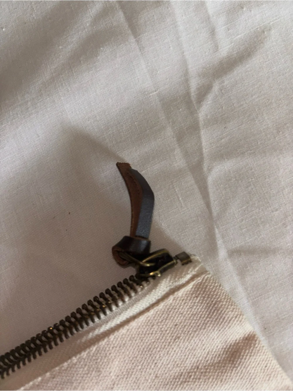 Chickadee canvas zipper pouch nwt